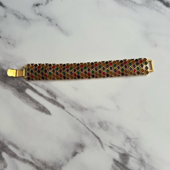 Joan Rivers Multi-Color Enamel Bracelet - Picture 7 of 9